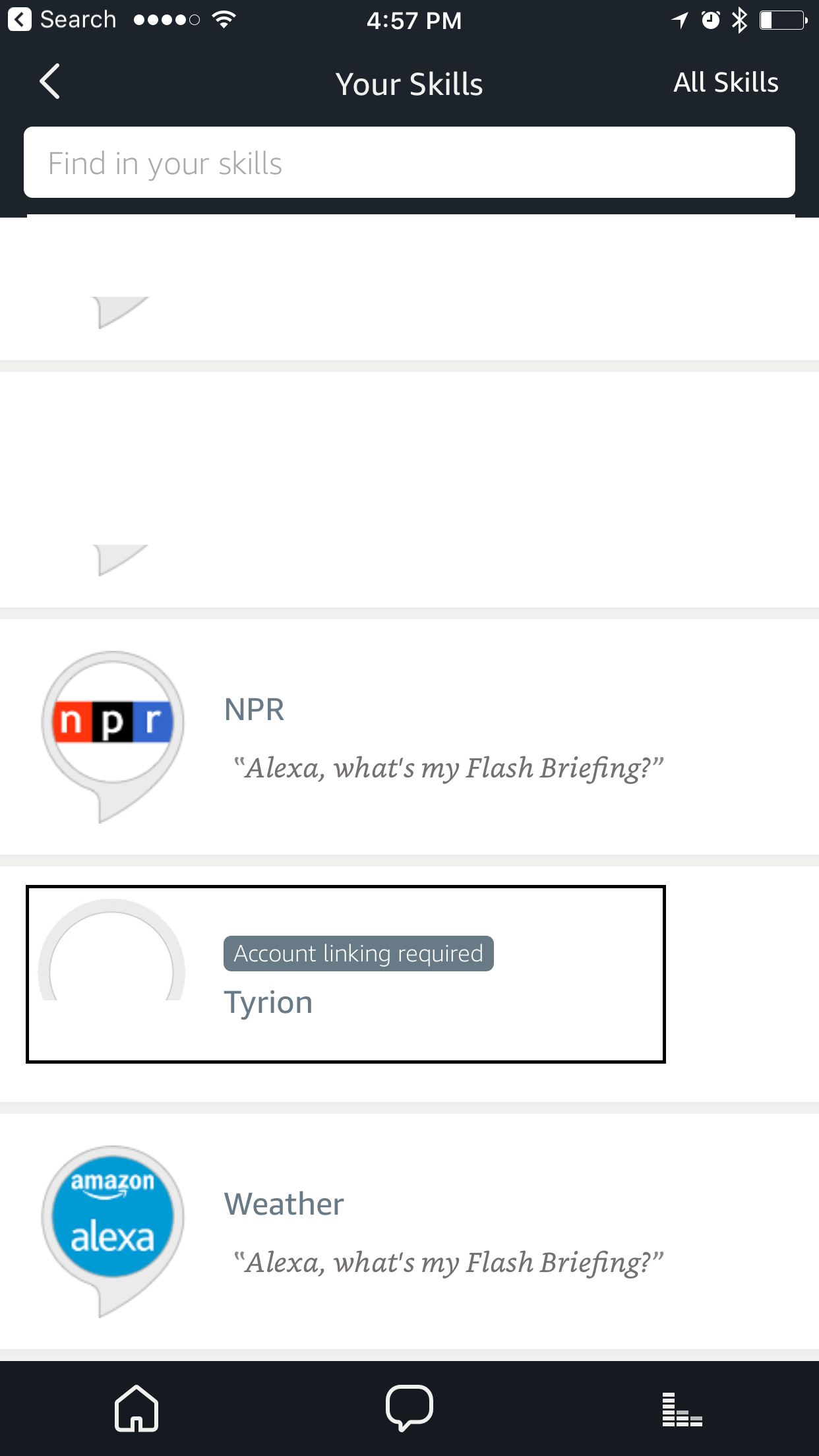 Alexa skill App Setup