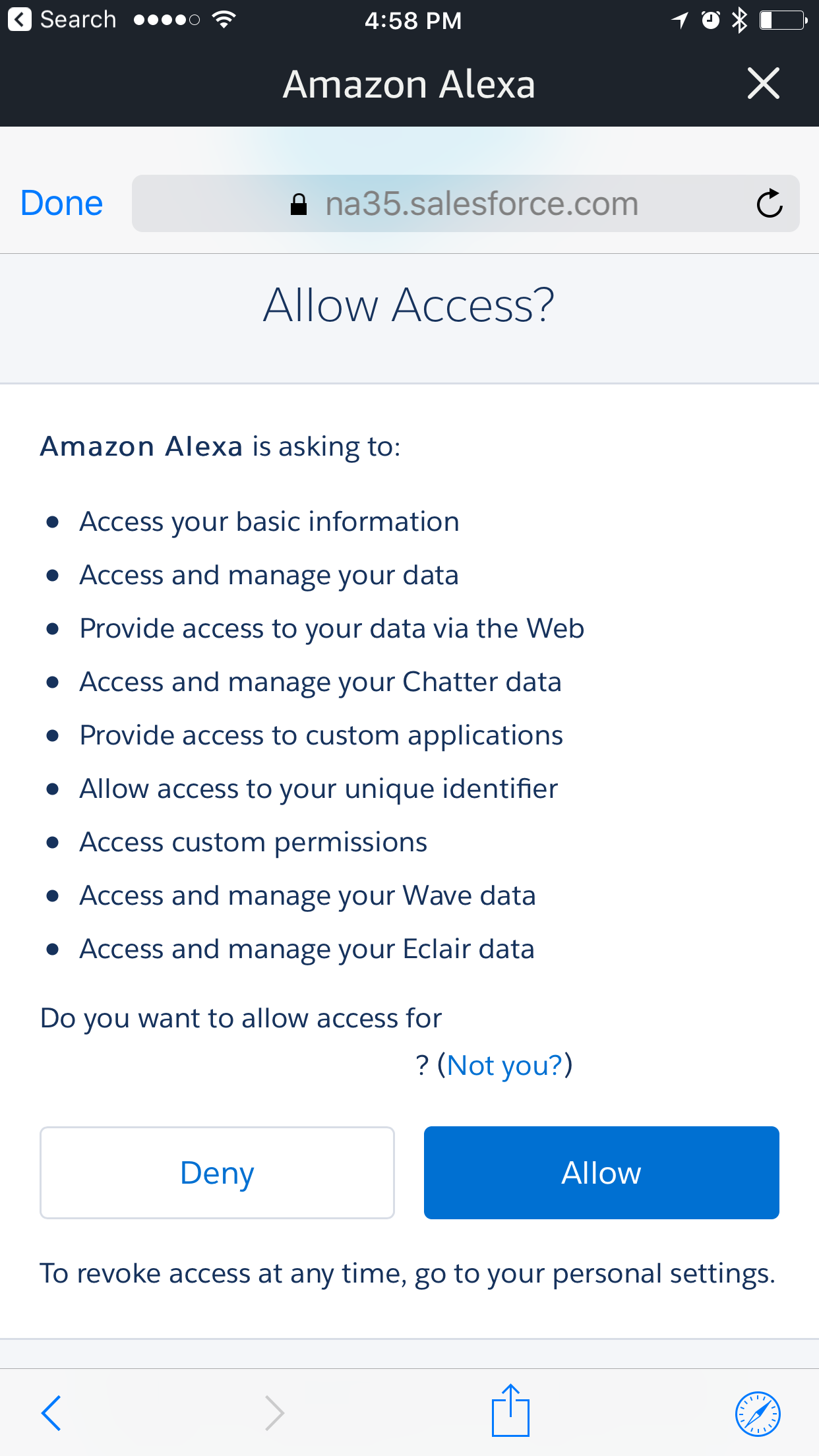 Alexa skill App Setup