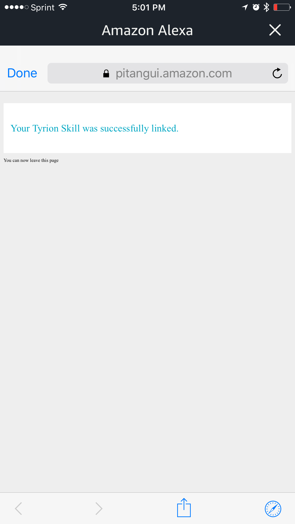 Alexa skill App Setup