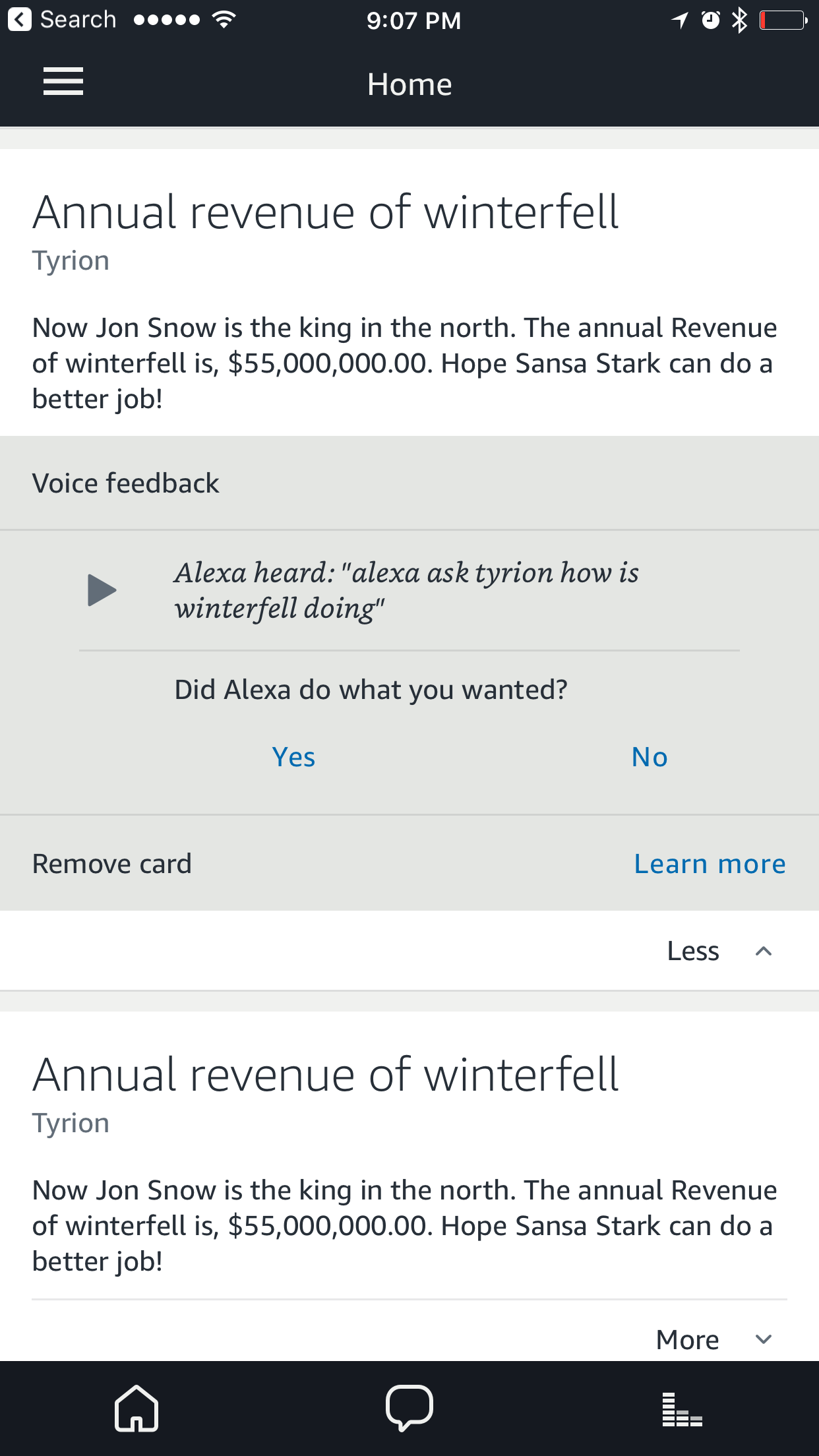 Alexa skill App Setup